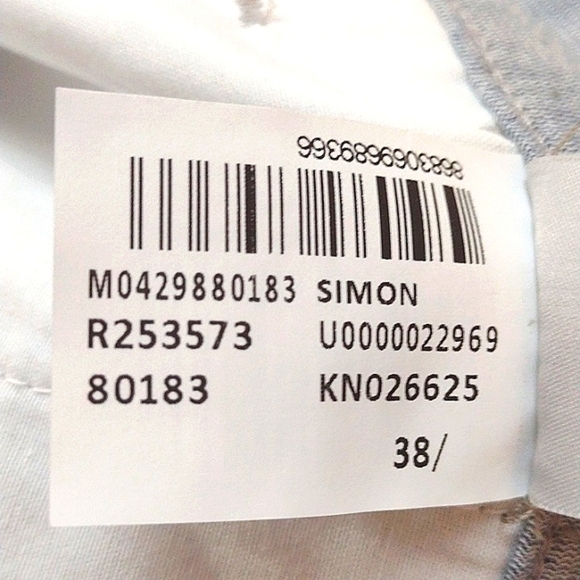 Mavis Men's Simon Shorts Size 38 NWOT - Picture 9 of 9